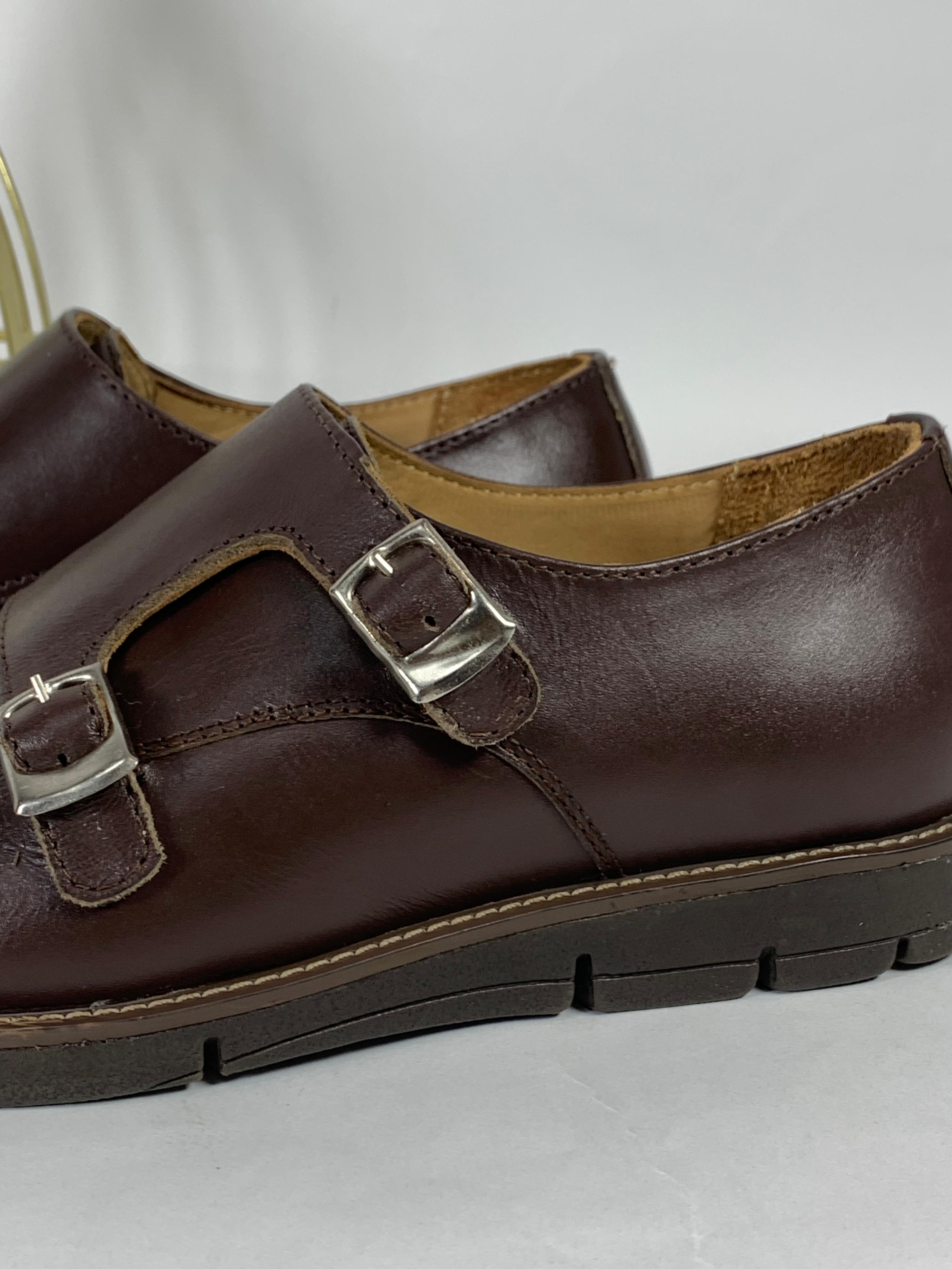 Double Monk Strap Shoe For Men