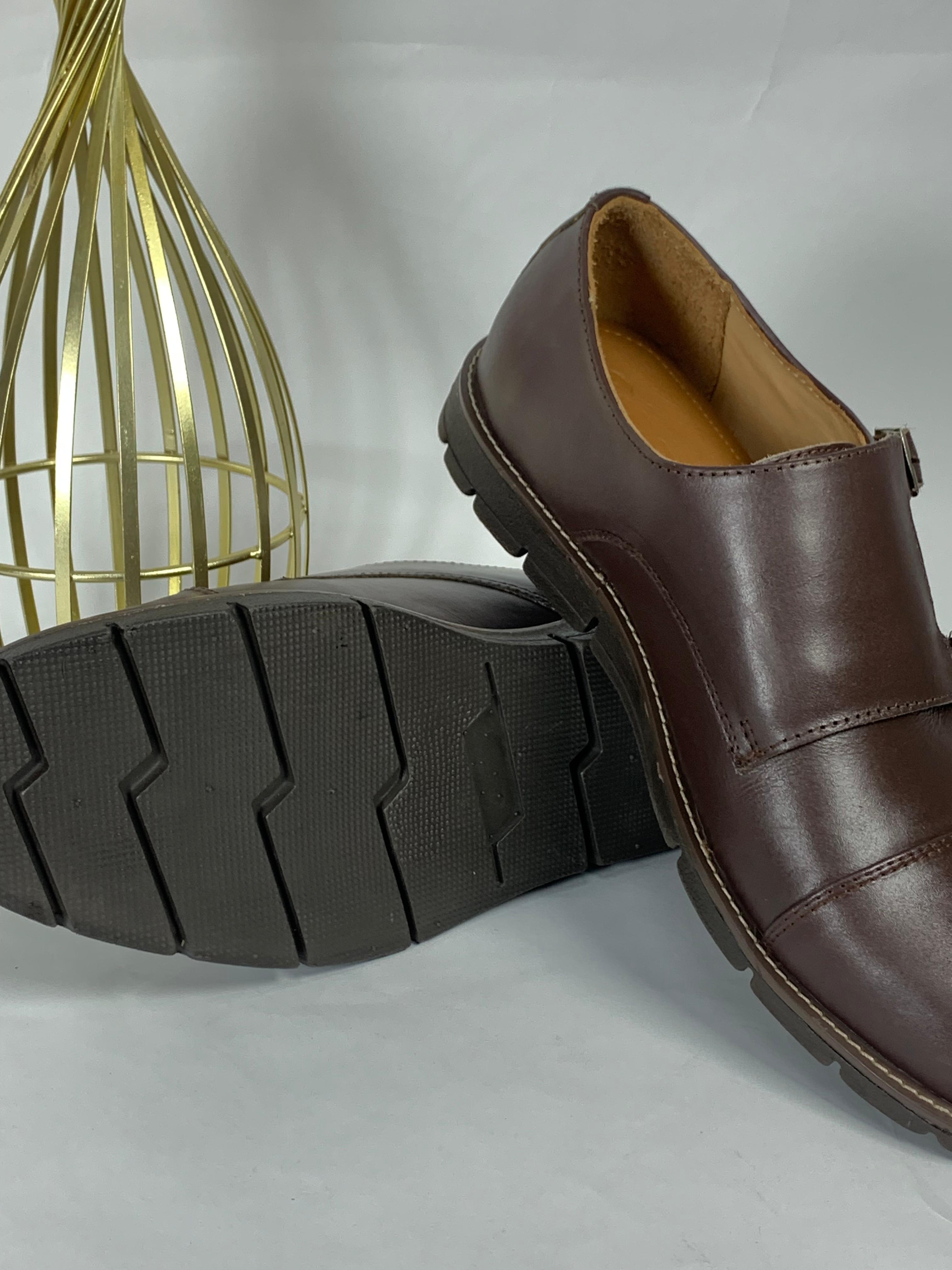 Double Monk Strap Shoe For Men
