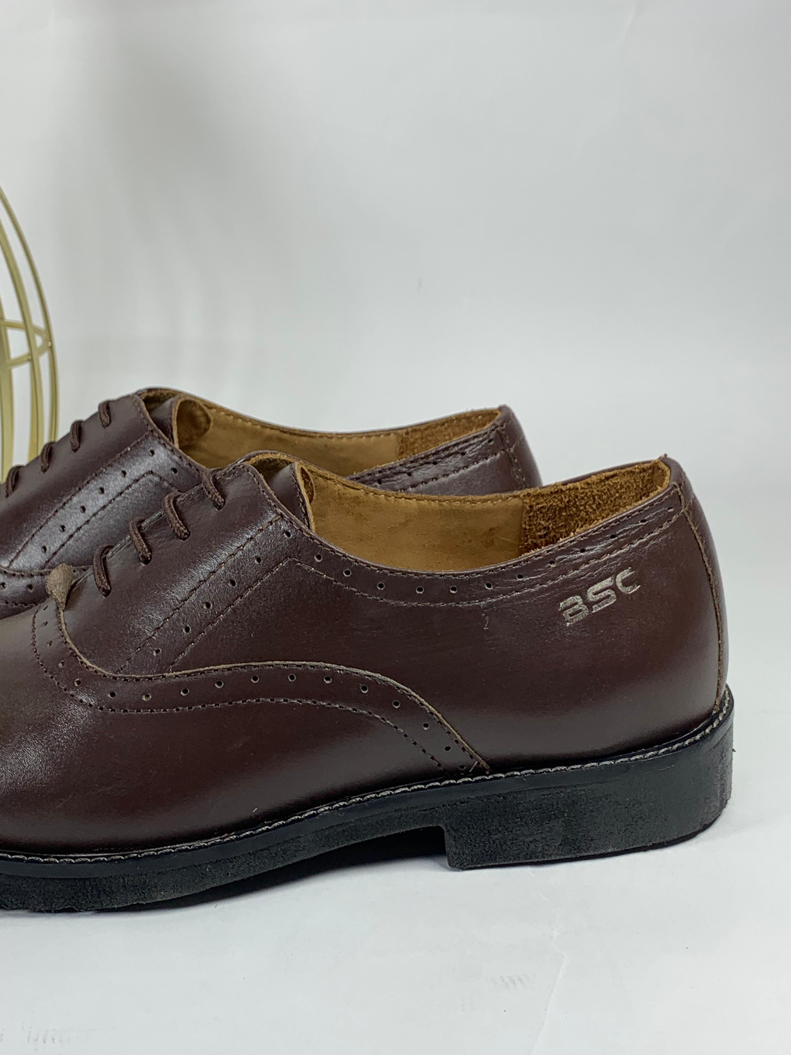 Leather Linning Dark Drown Shoe For Men