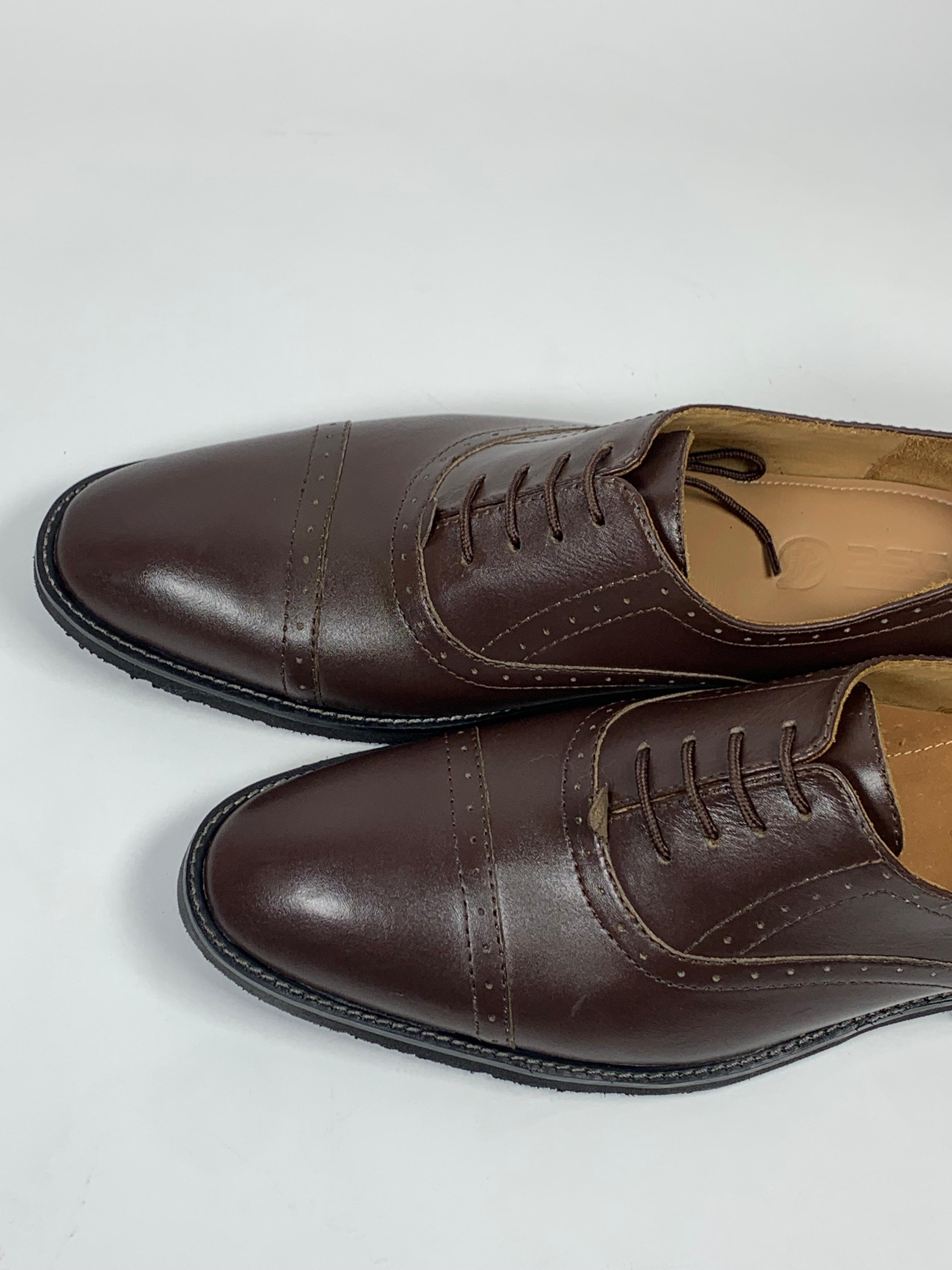 Leather Linning Dark Drown Shoe For Men