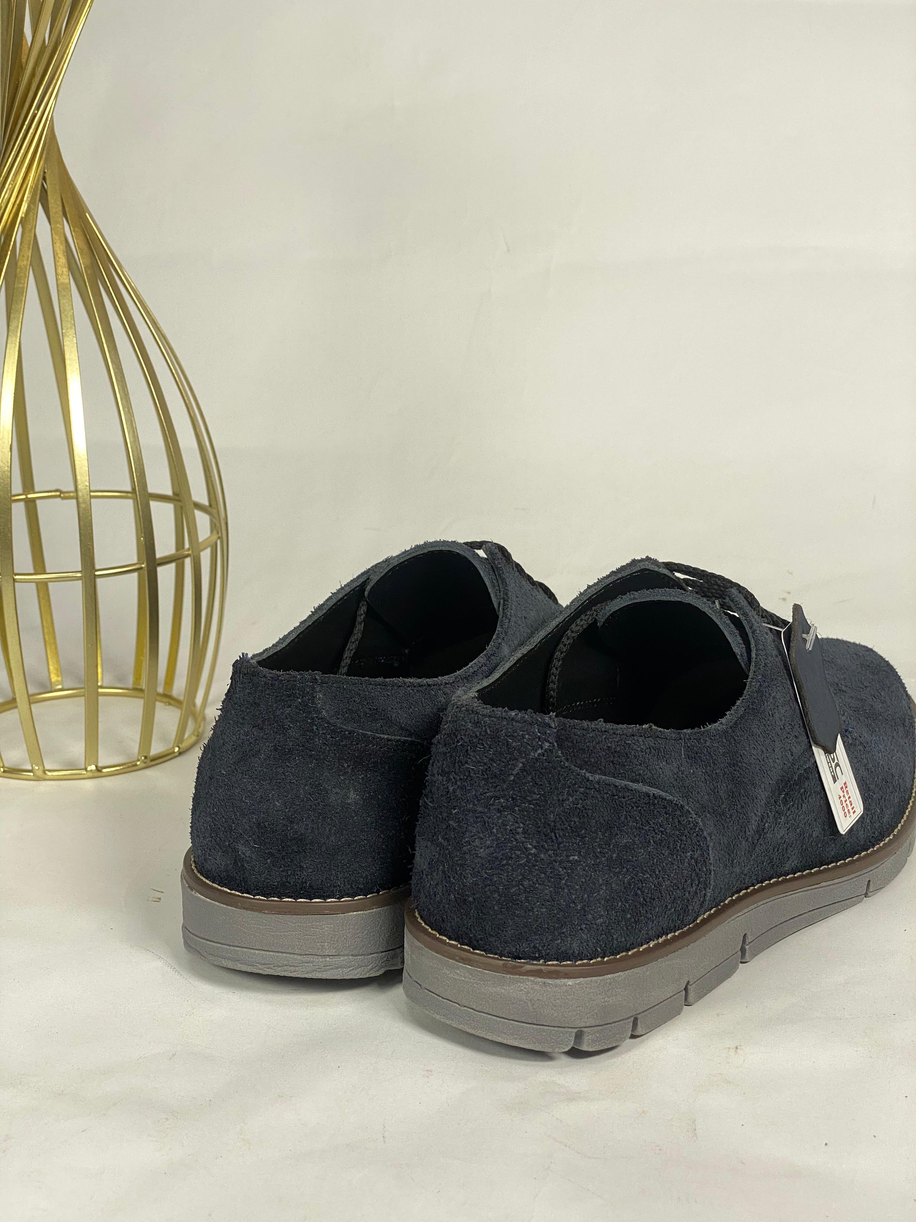 Suede Blue Shoe for Men