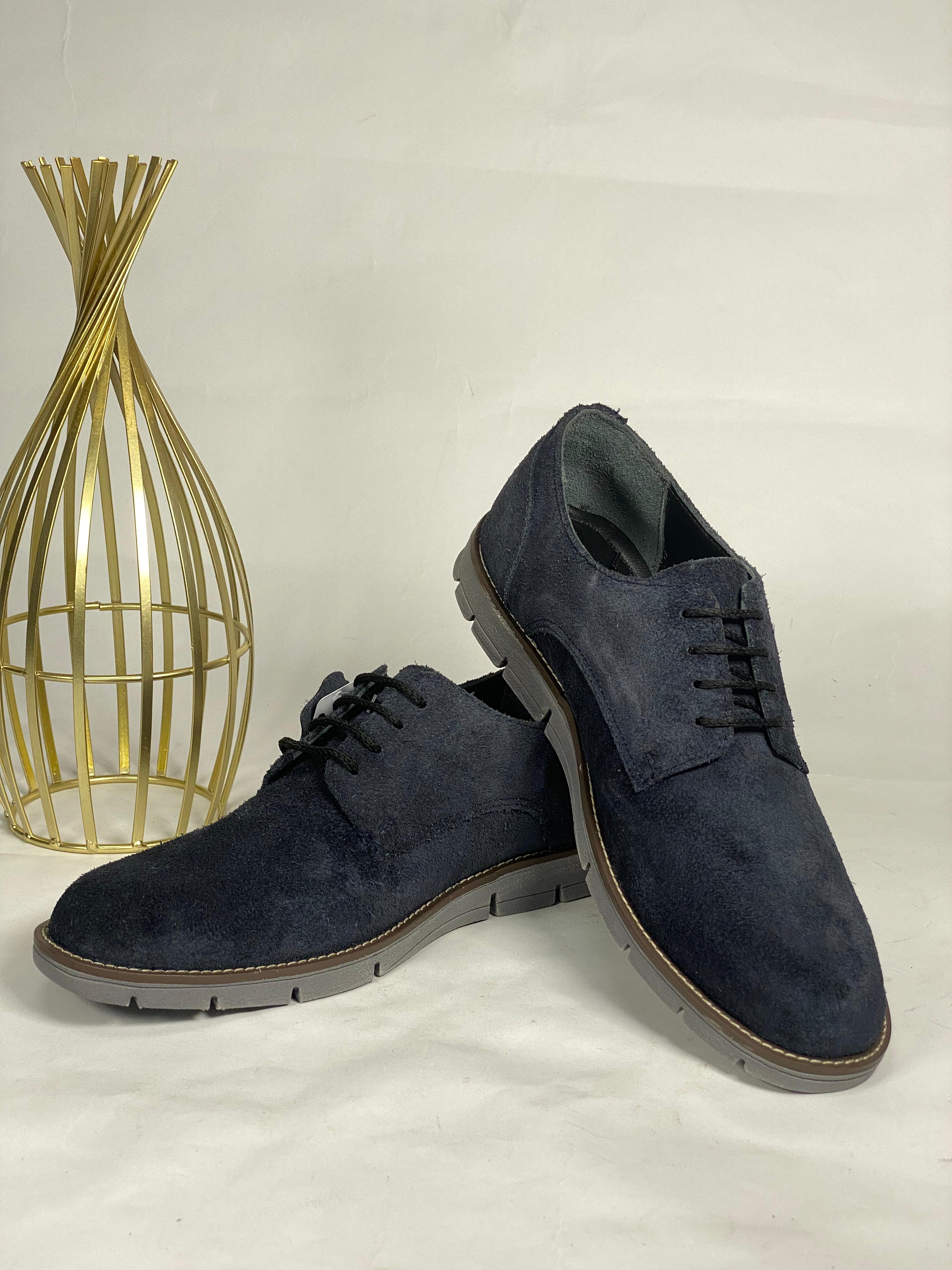 Suede Blue Shoe for Men