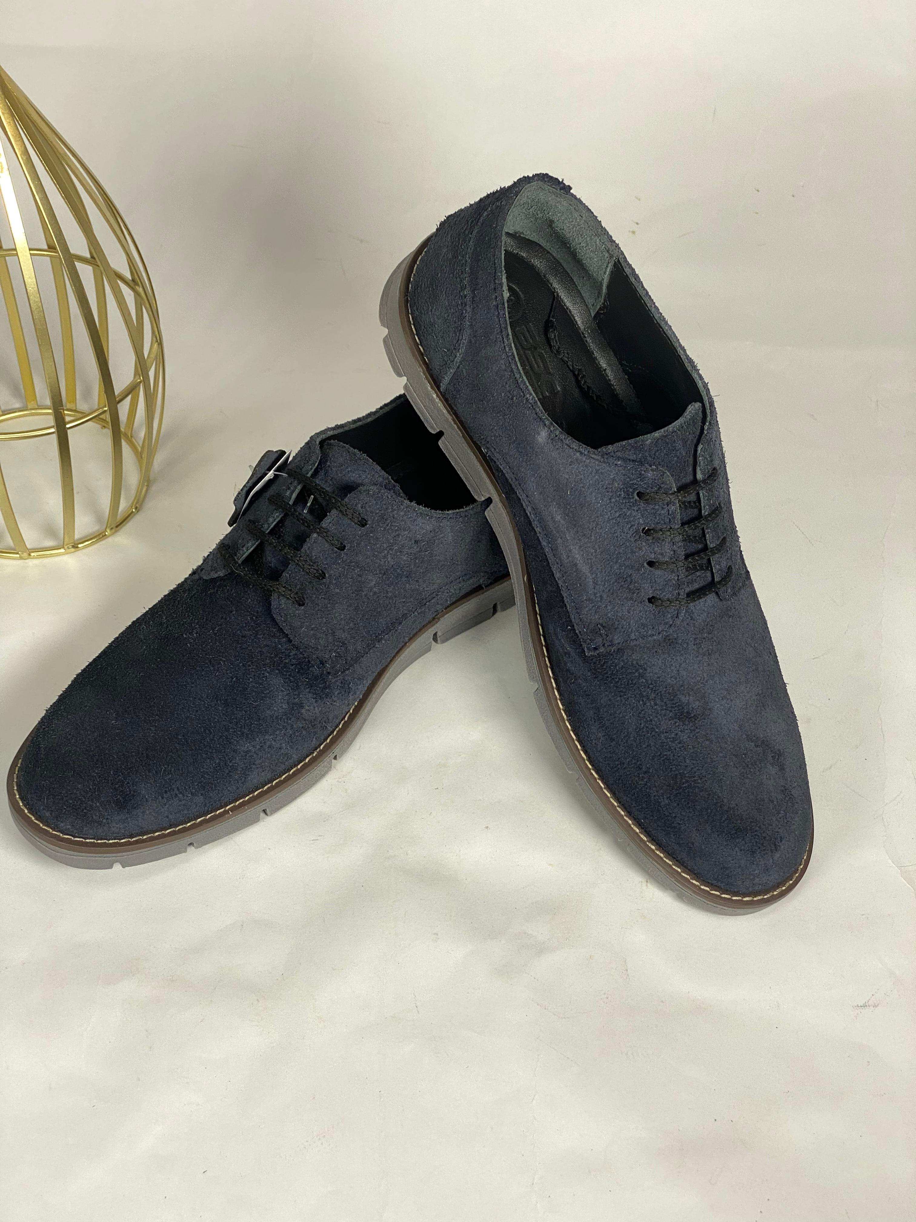 Suede Blue Shoe for Men