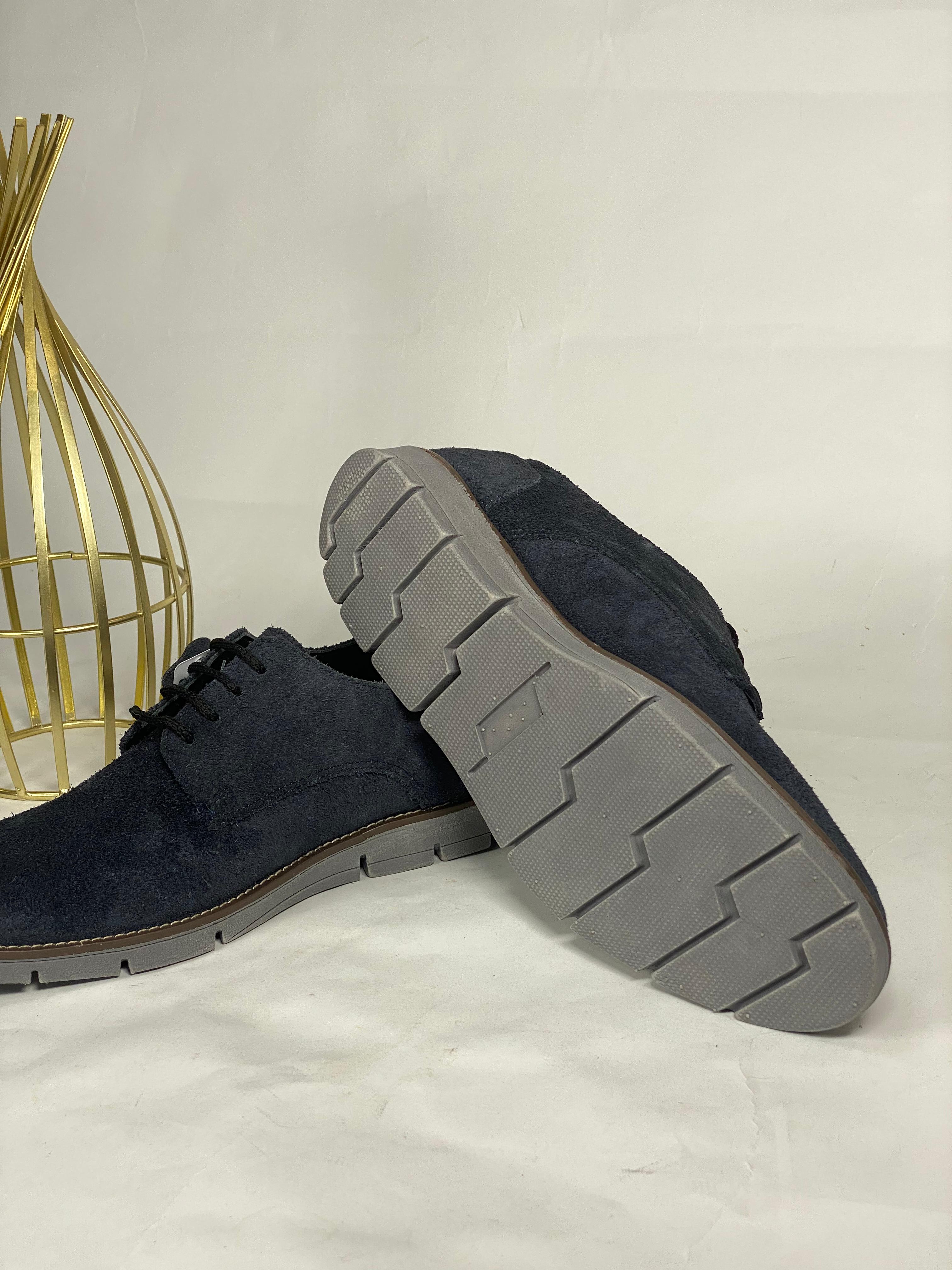 Suede Blue Shoe for Men