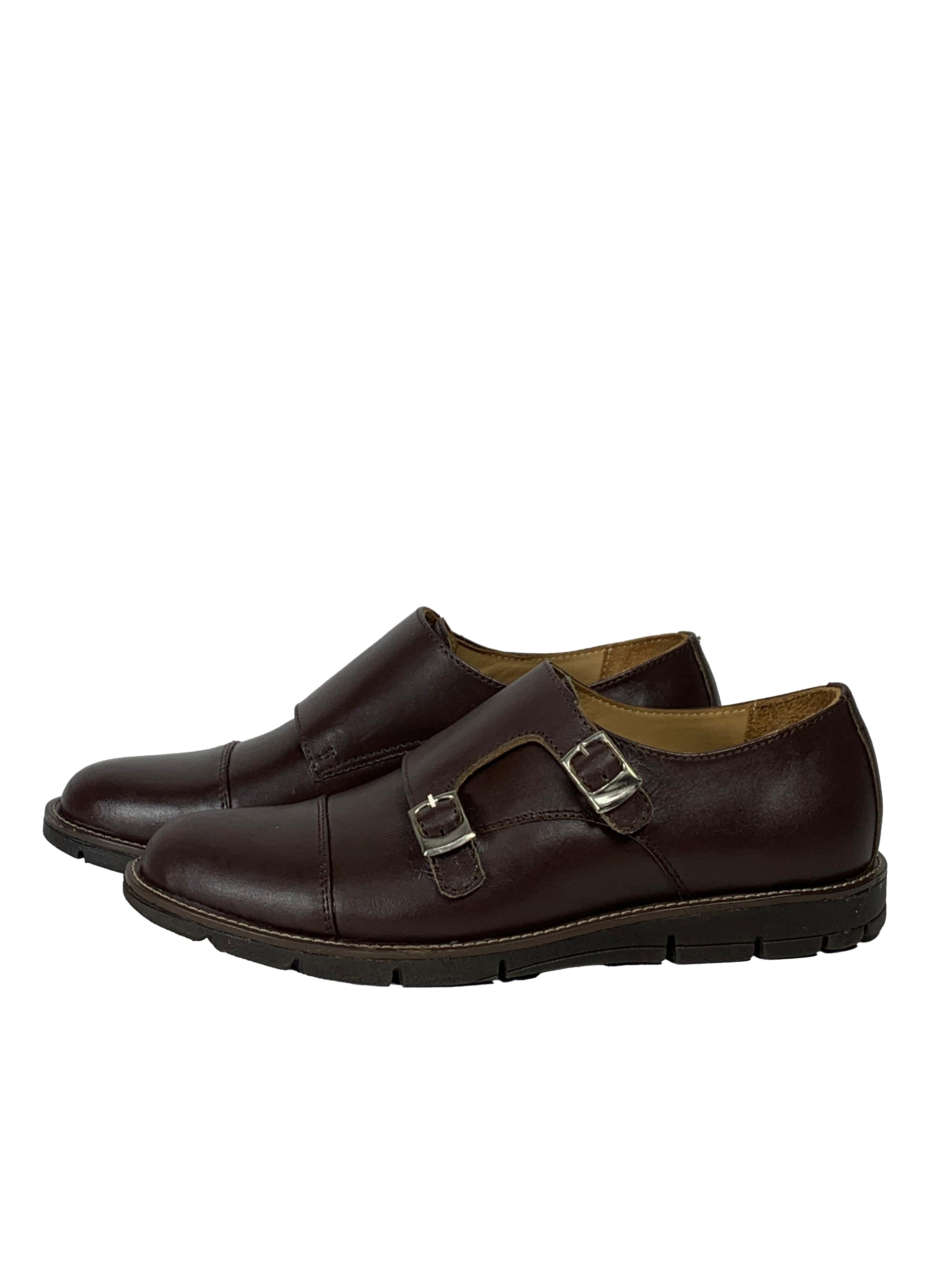 Double Monk Strap Shoe For Men