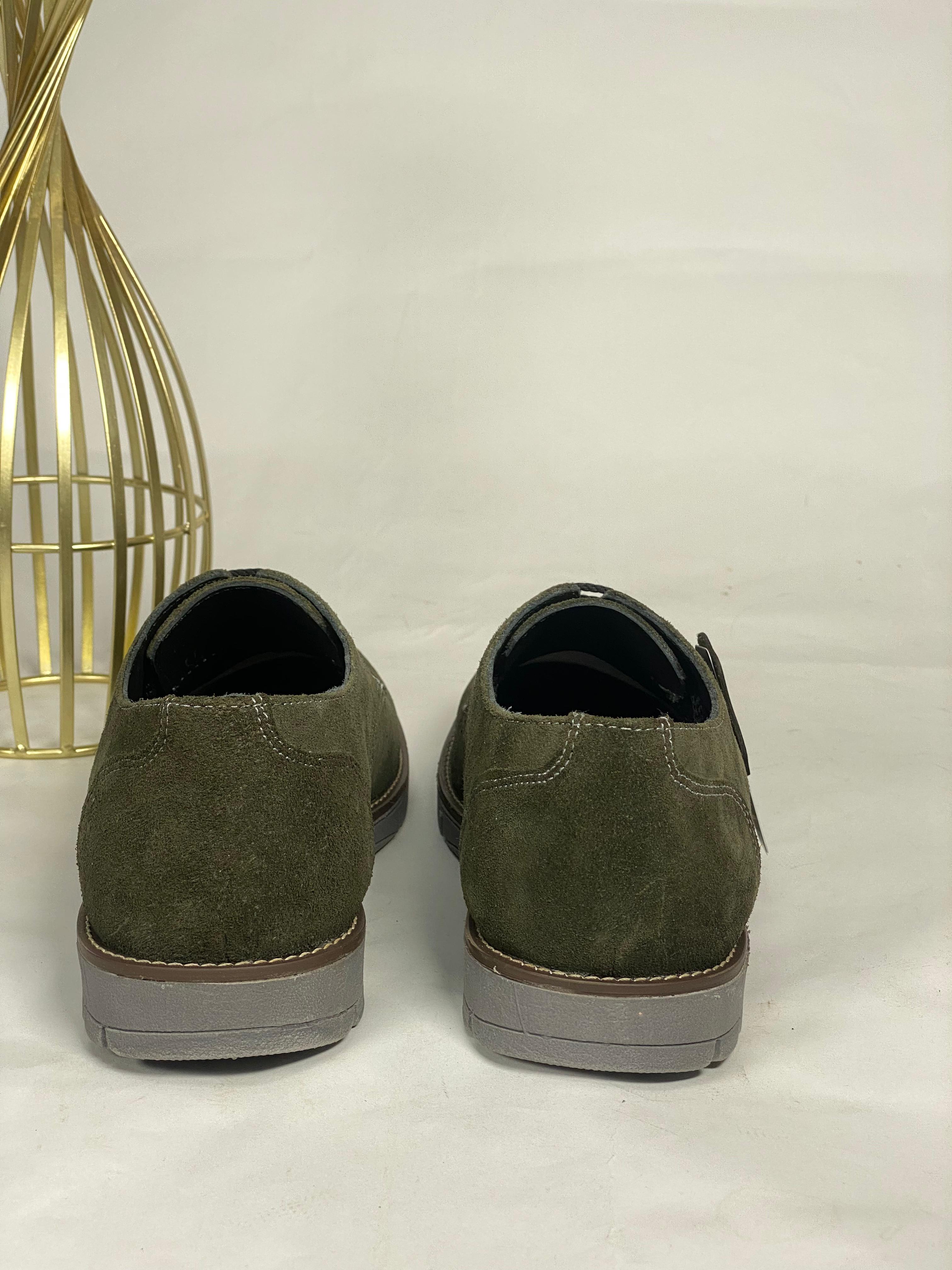 Suede Green Shoe for Men